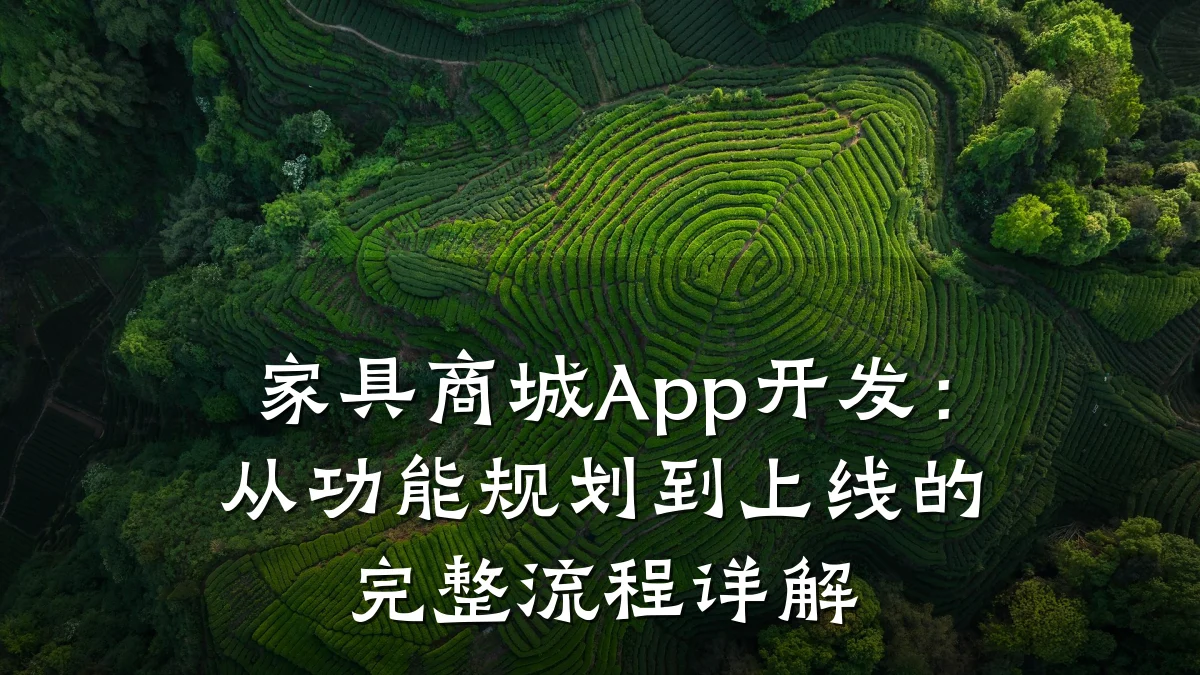家具商城App开发：从功能规划到上线的完整流程详解