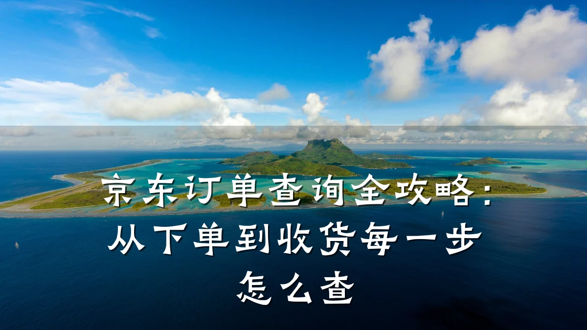 京东订单查询全攻略：从下单到收货每一步怎么查