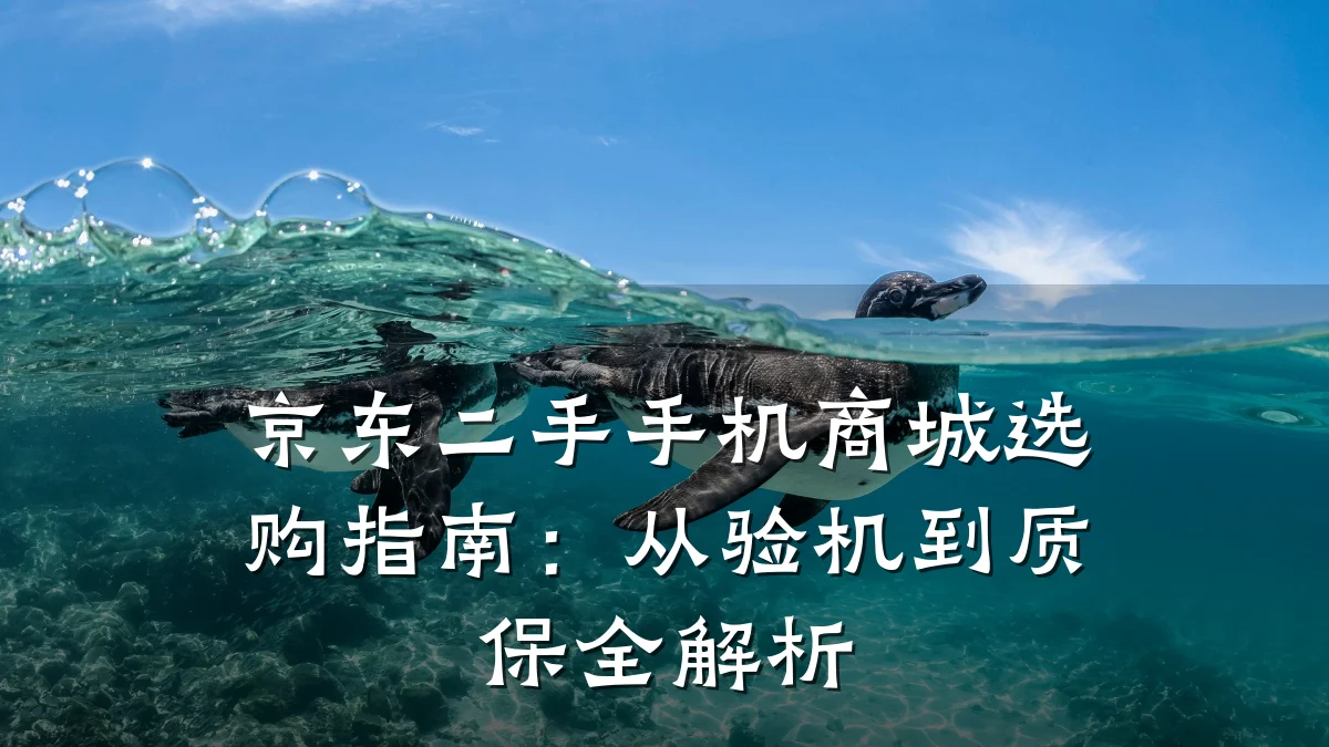 京东二手手机商城选购指南:从验机到质保全解析