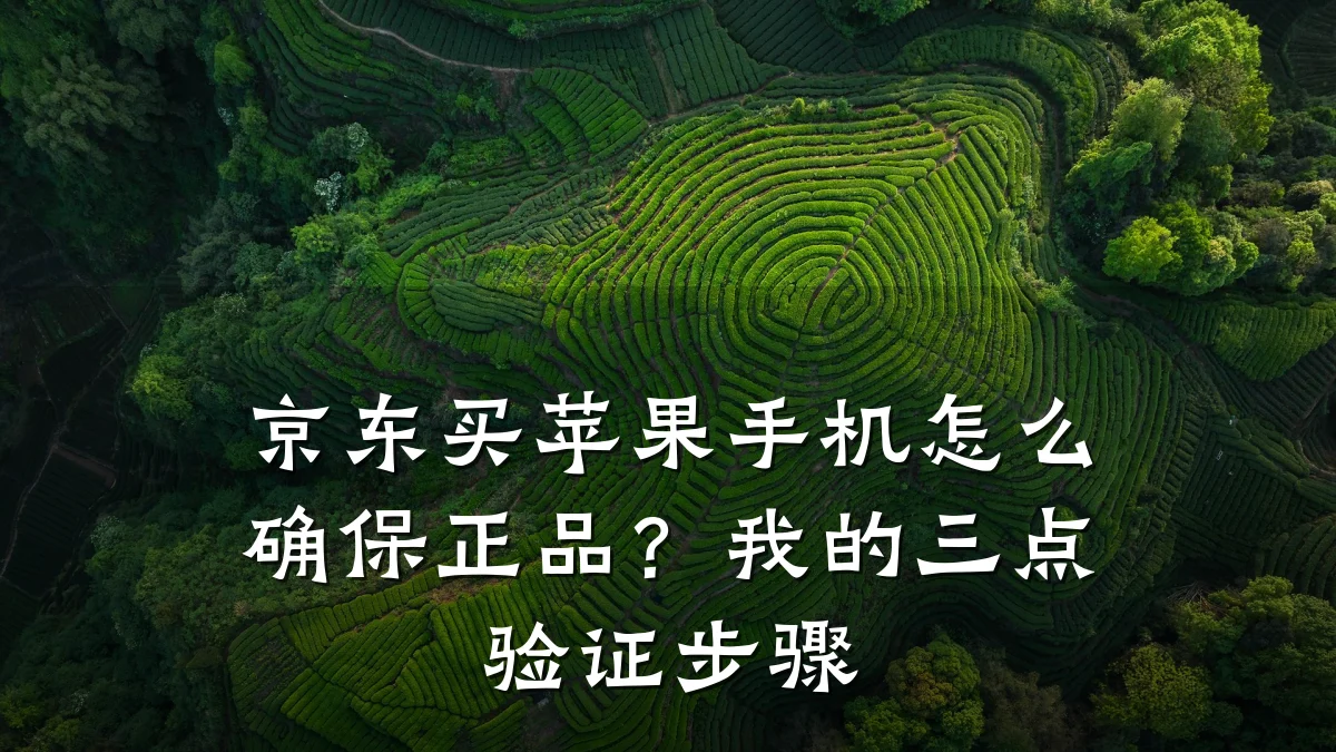 京东买苹果手机怎么确保正品？我的三点验证步骤