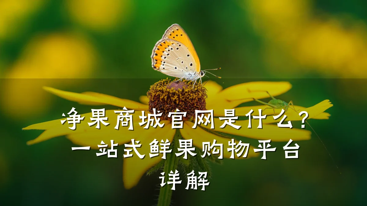 净果商城官网是什么?一站式鲜果购物平台详解