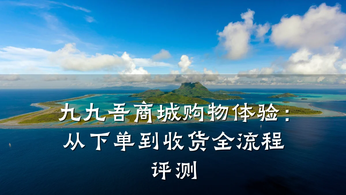九九吾商城购物体验：从下单到收货全流程评测