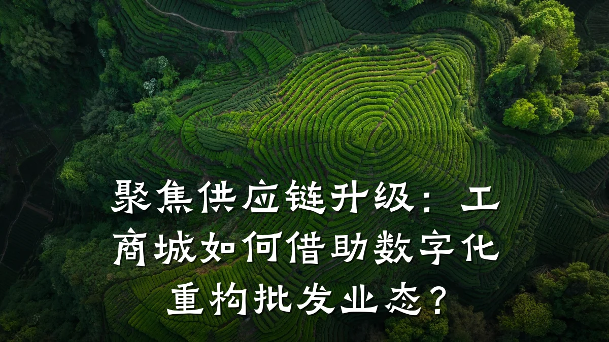 聚焦供应链升级:工商城如何借助数字化重构批发业态?
