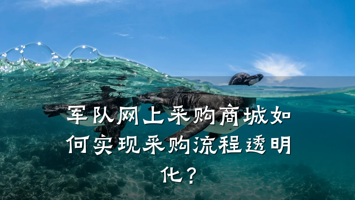 军队网上采购商城如何实现采购流程透明化?