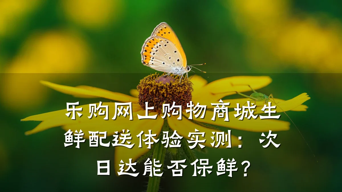 乐购网上购物商城生鲜配送体验实测:次日达能否保鲜?