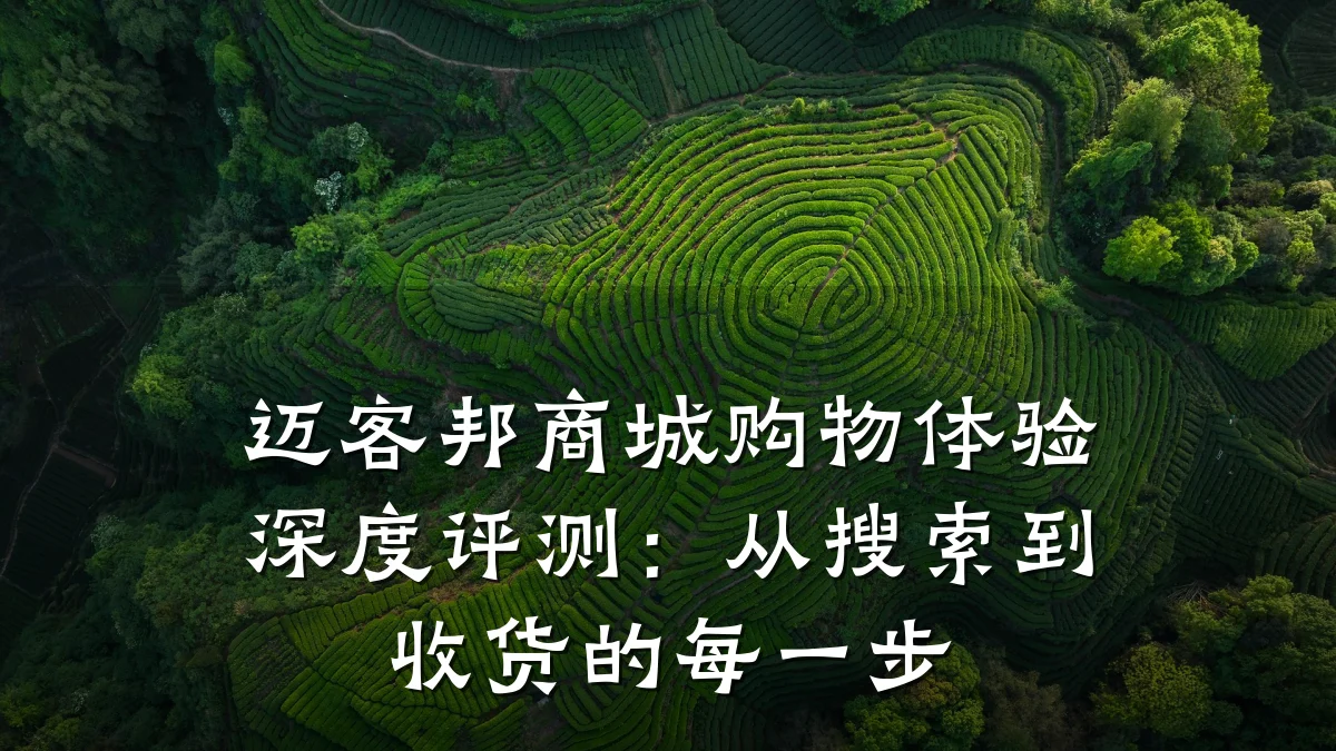 迈客邦商城购物体验深度评测:从搜索到收货的每一步