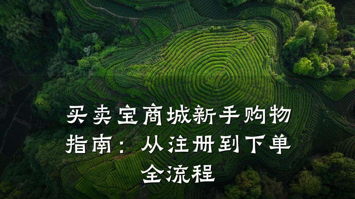 买卖宝商城新手购物指南:从注册到下单全流程