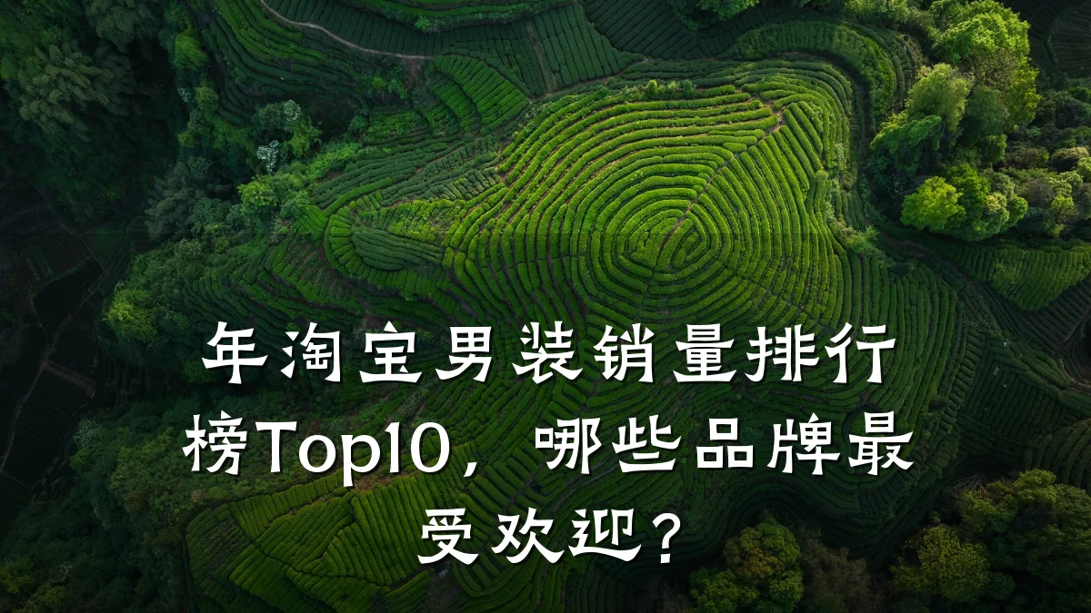年淘宝男装销量排行榜Top10，哪些品牌最受欢迎？