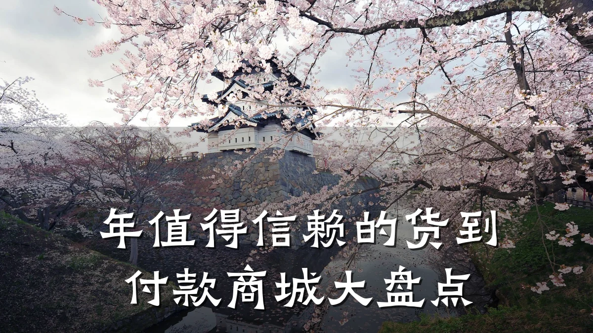 年值得信赖的货到付款商城大盘点