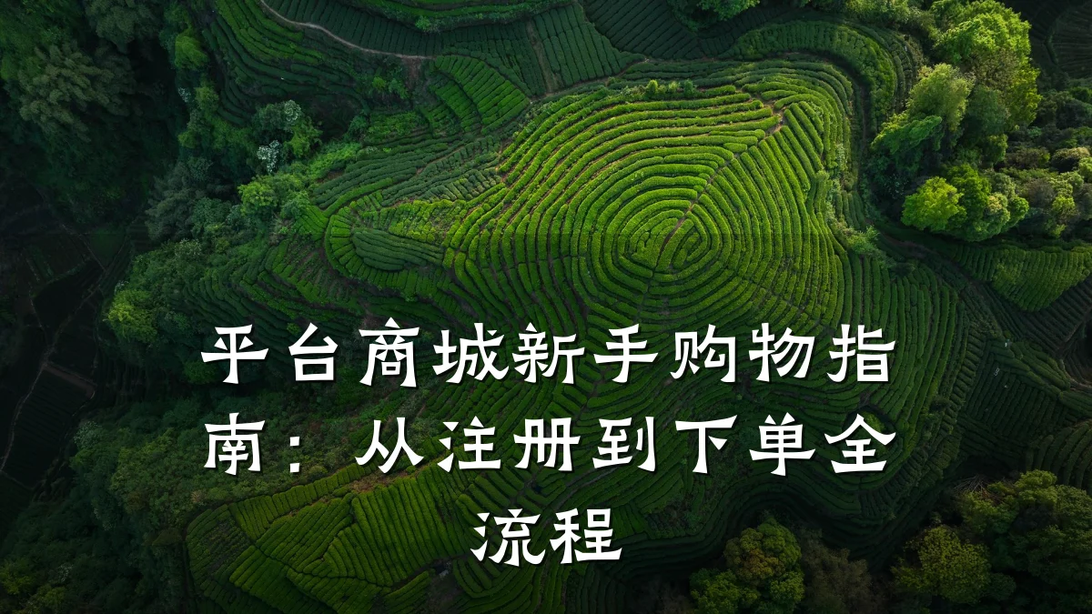 平台商城新手购物指南:从注册到下单全流程