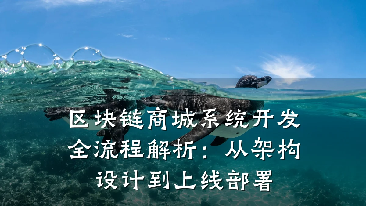 区块链商城系统开发全流程解析:从架构设计到上线部署
