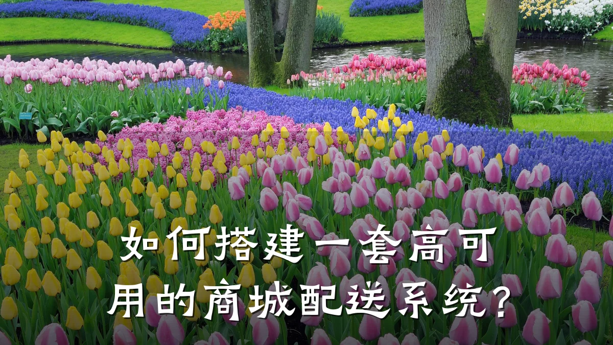 如何搭建一套高可用的商城配送系统？