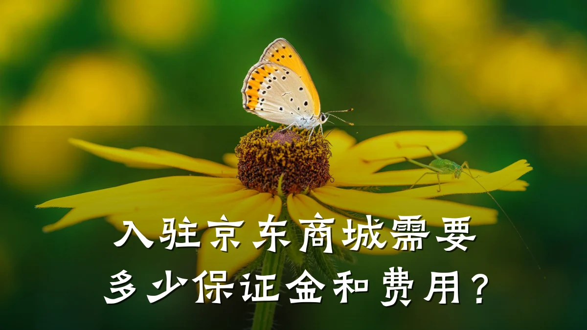 入驻京东商城需要多少保证金和费用?
