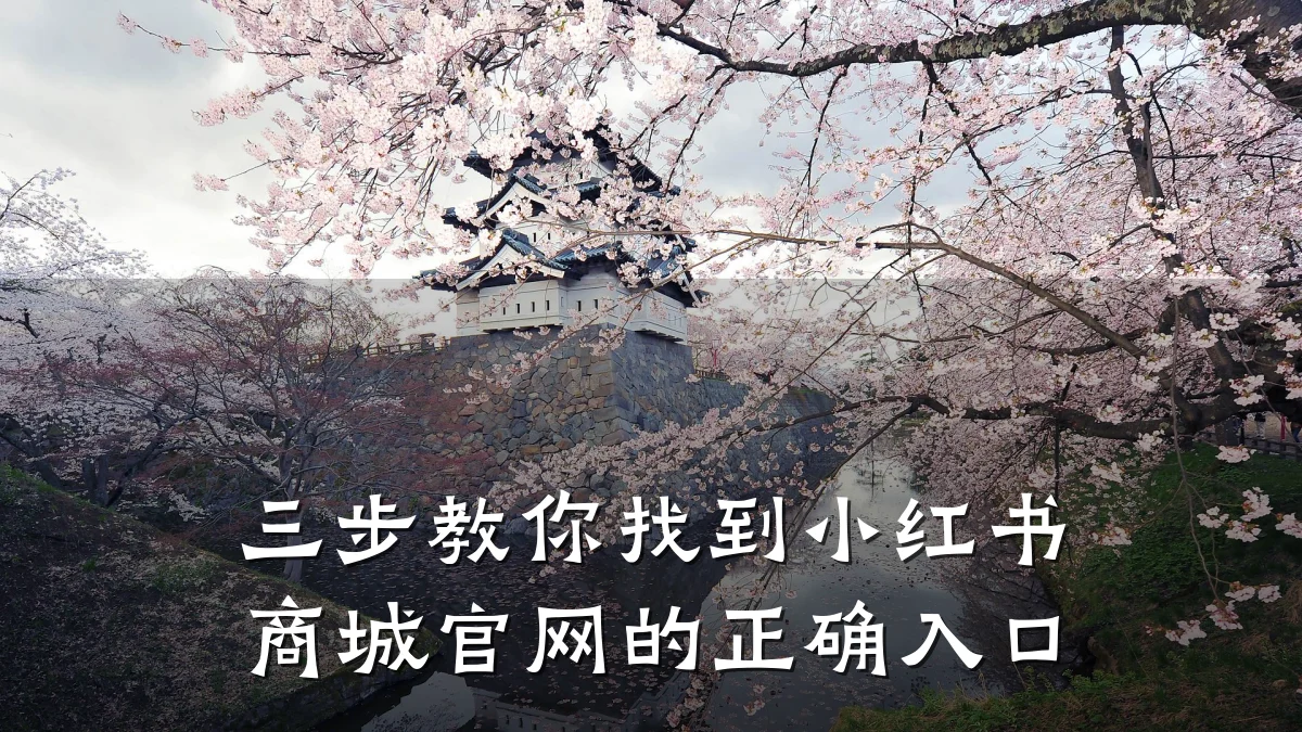 三步教你找到小红书商城官网的正确入口