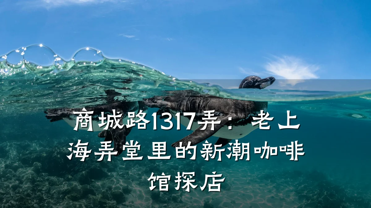 商城路1317弄:老上海弄堂里的新潮咖啡馆探店
