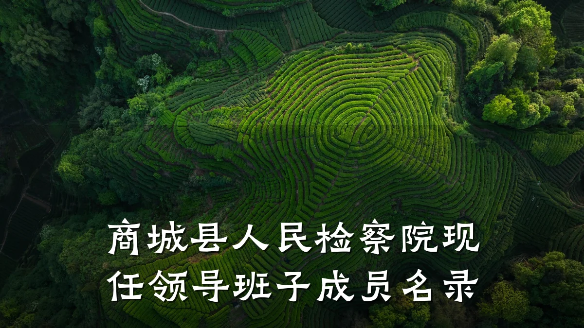 商城县人民检察院现任领导班子成员名录