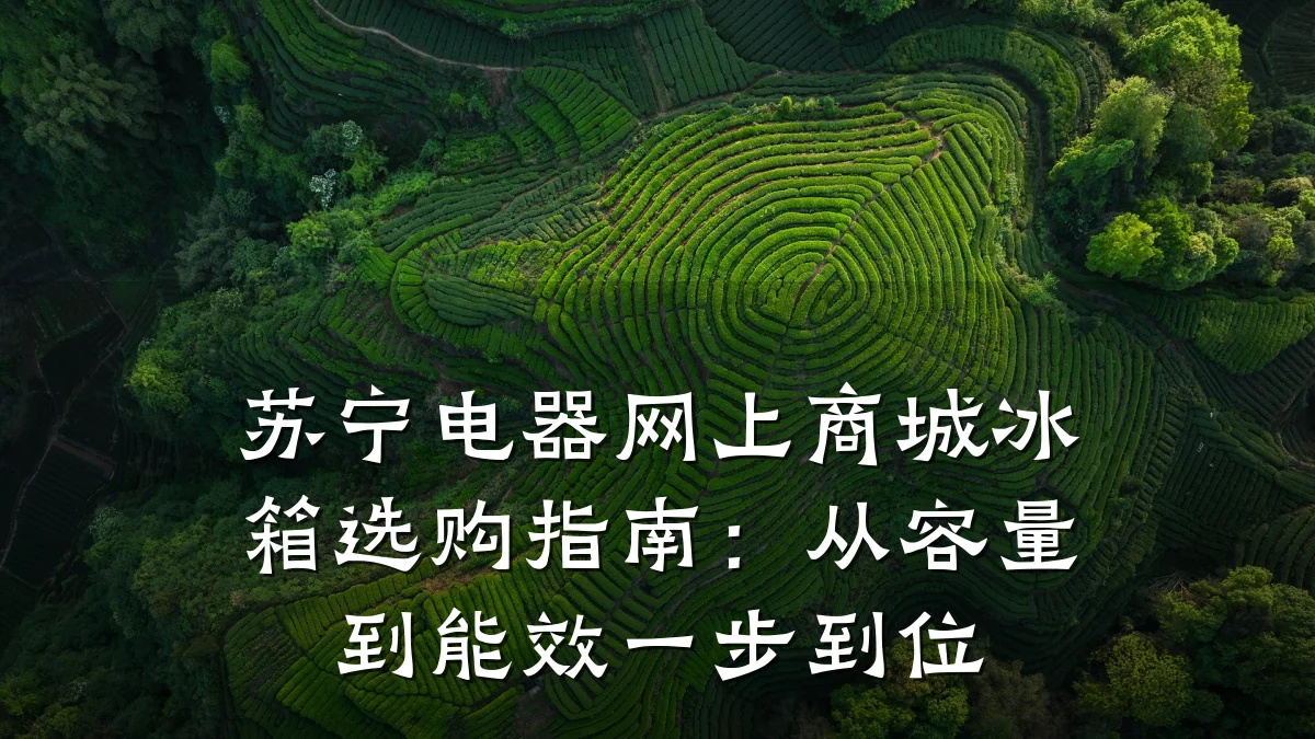 苏宁电器网上商城冰箱选购指南：从容量到能效一步到位