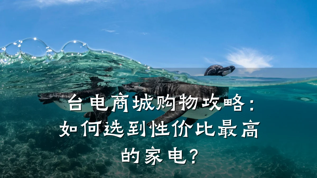台电商城购物攻略:如何选到性价比最高的家电?