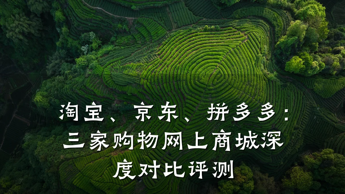 淘宝、京东、拼多多:三家购物网上商城深度对比评测