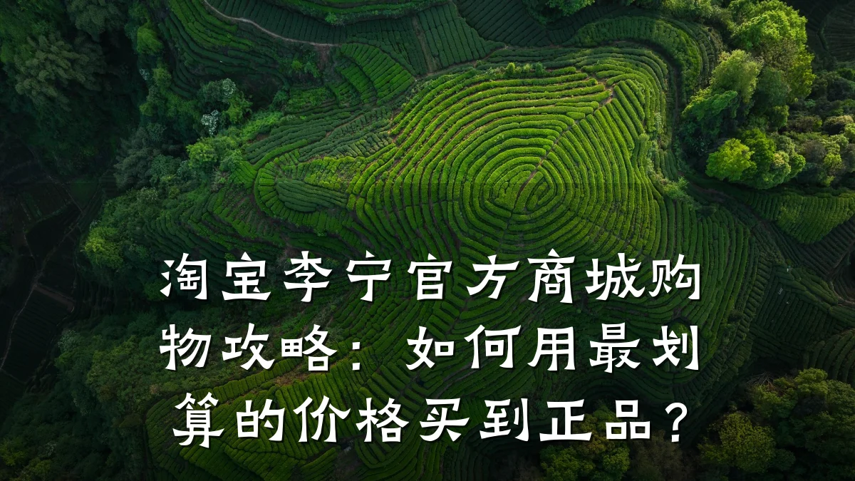 淘宝李宁官方商城购物攻略:如何用最划算的价格买到正品?