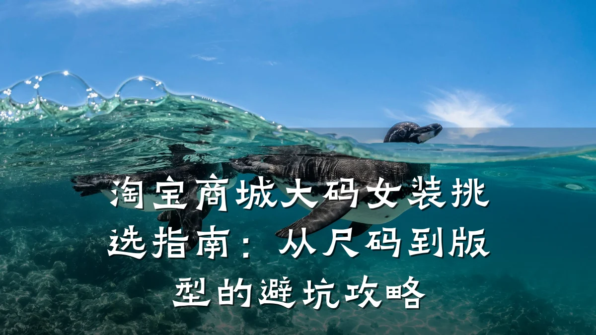 淘宝商城大码女装挑选指南:从尺码到版型的避坑攻略