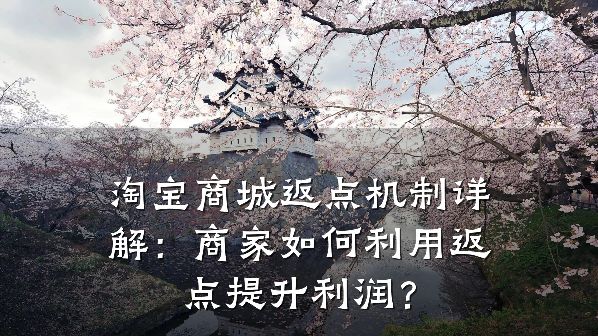 淘宝商城返点机制详解：商家如何利用返点提升利润？