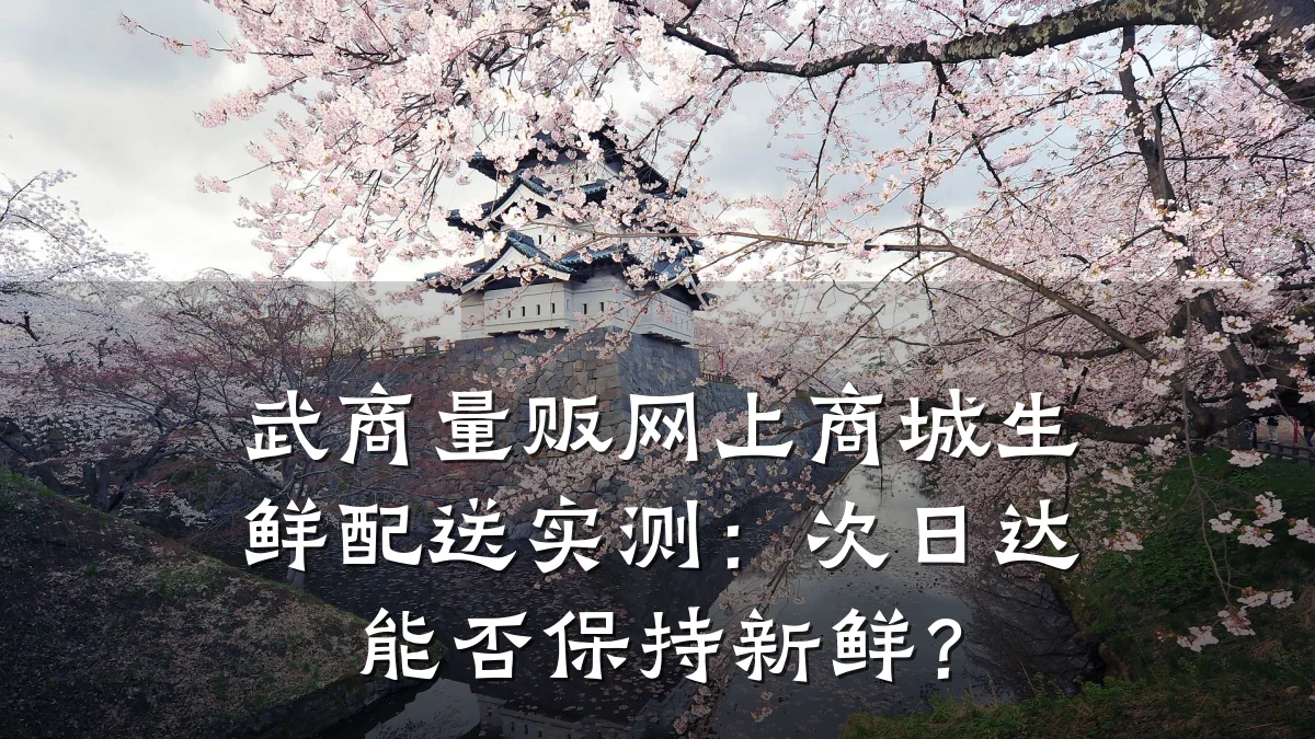 武商量贩网上商城生鲜配送实测：次日达能否保持新鲜？