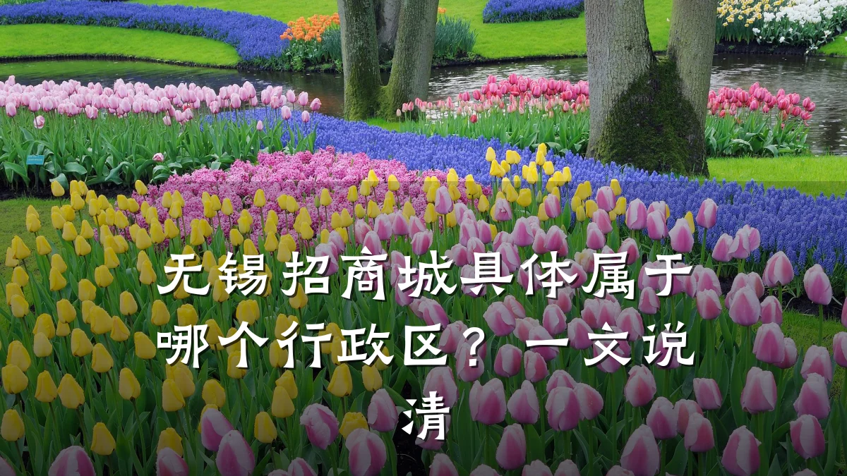 无锡招商城具体属于哪个行政区?一文说清