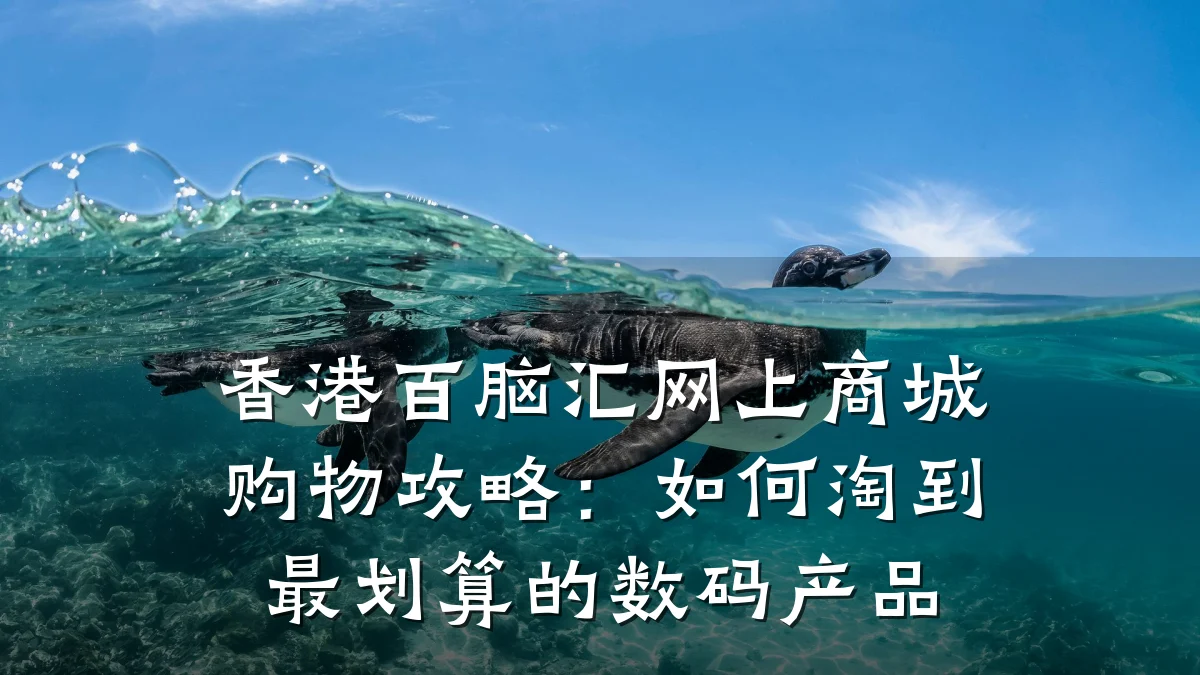 香港百脑汇网上商城购物攻略:如何淘到最划算的数码产品