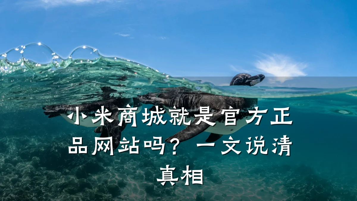 小米商城就是官方正品网站吗?一文说清真相