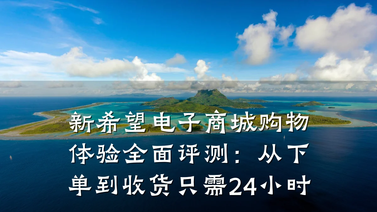 新希望电子商城购物体验全面评测：从下单到收货只需24小时