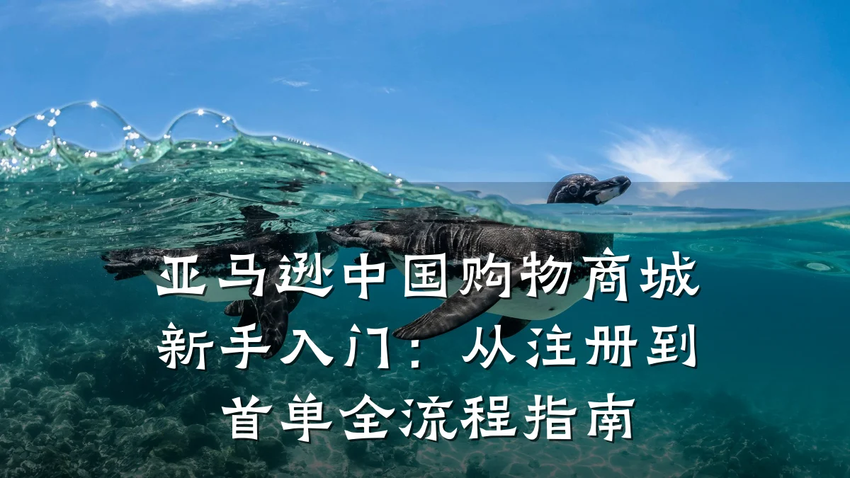 亚马逊中国购物商城新手入门:从注册到首单全流程指南
