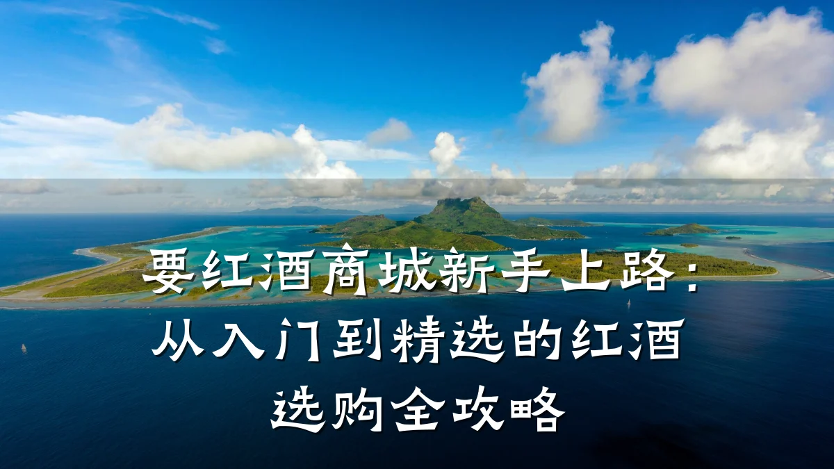 要红酒商城新手上路：从入门到精选的红酒选购全攻略