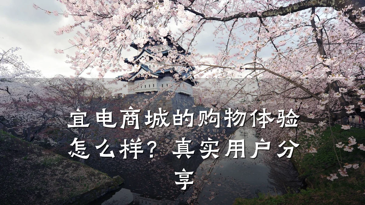 宜电商城的购物体验怎么样？真实用户分享
