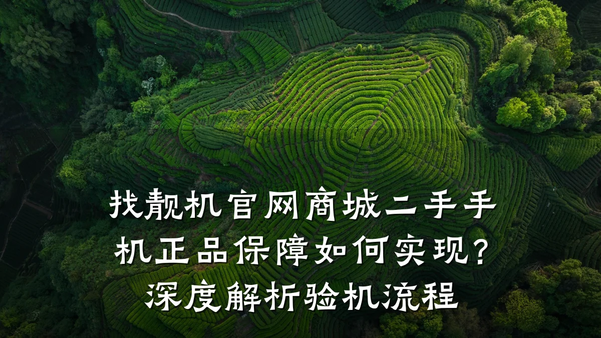 找靓机官网商城二手手机正品保障如何实现？深度解析验机流程