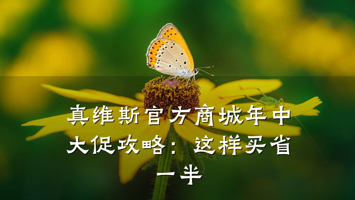 真维斯官方商城年中大促攻略：这样买省一半