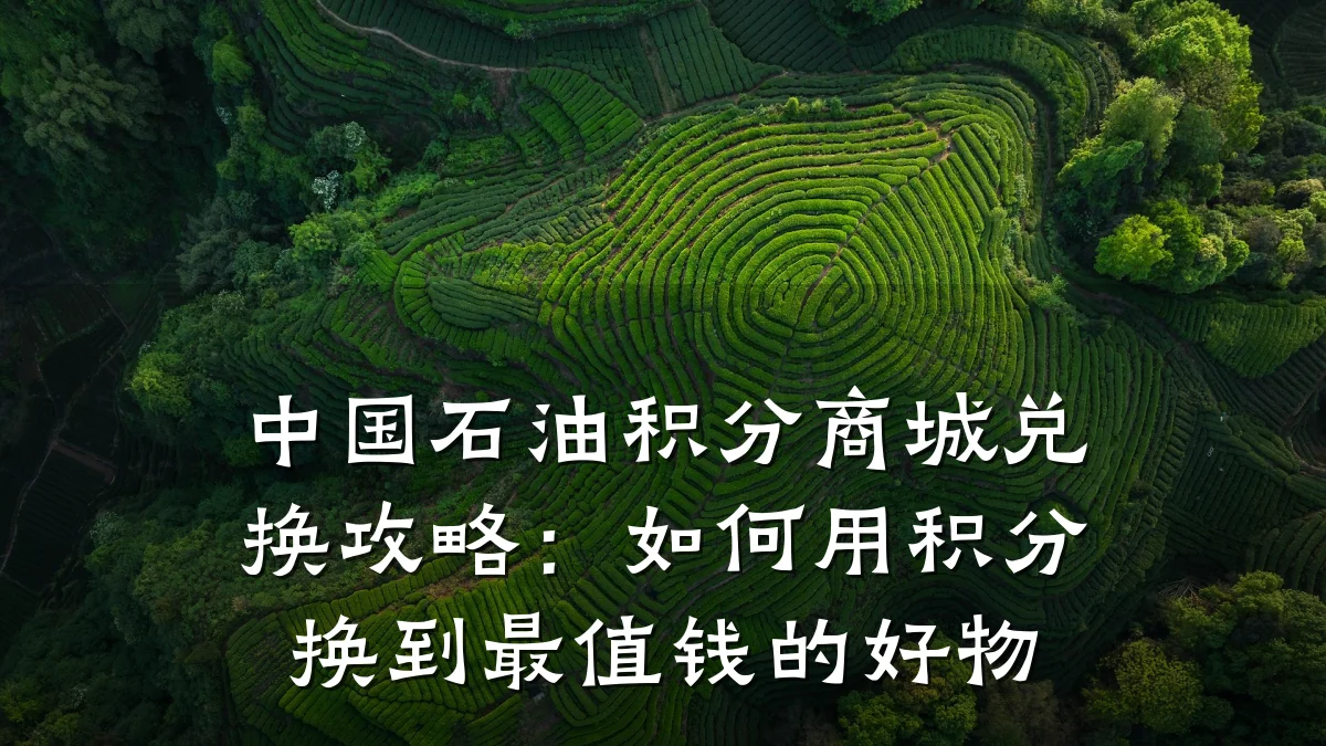 中国石油积分商城兑换攻略：如何用积分换到最值钱的好物