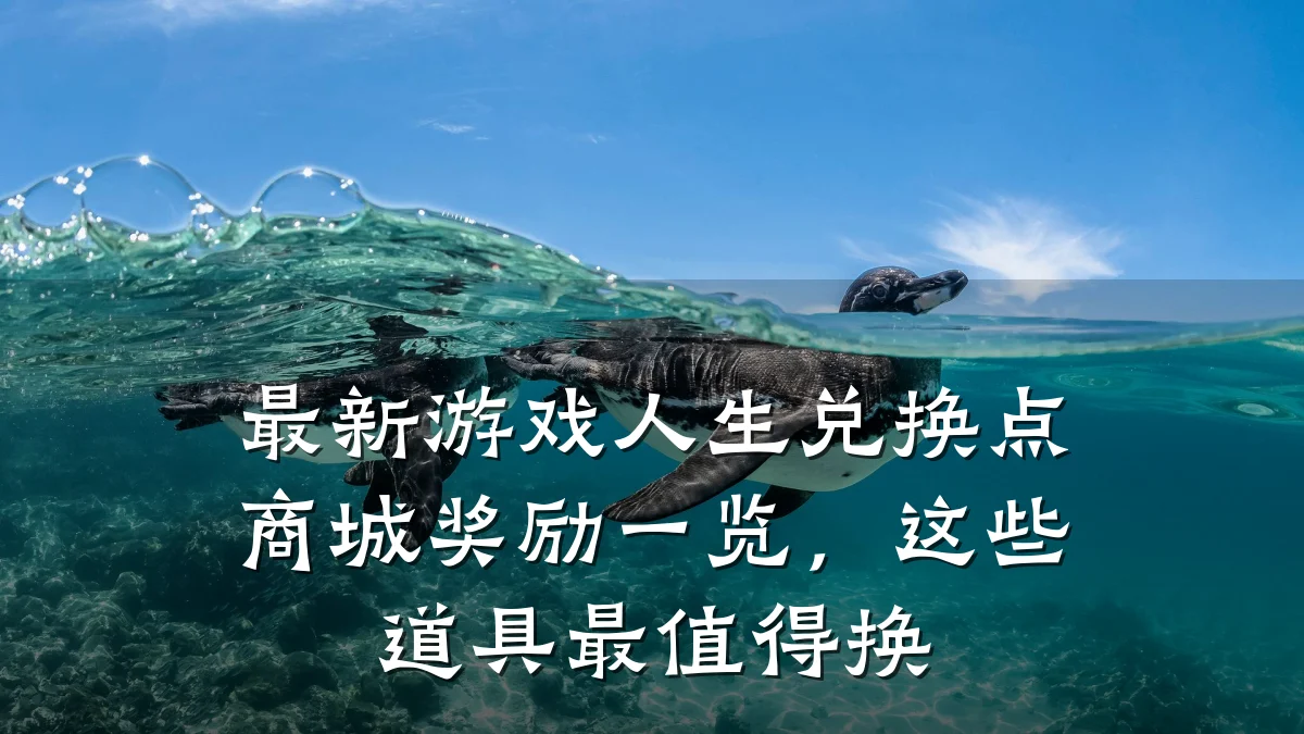 最新游戏人生兑换点商城奖励一览,这些道具最值得换