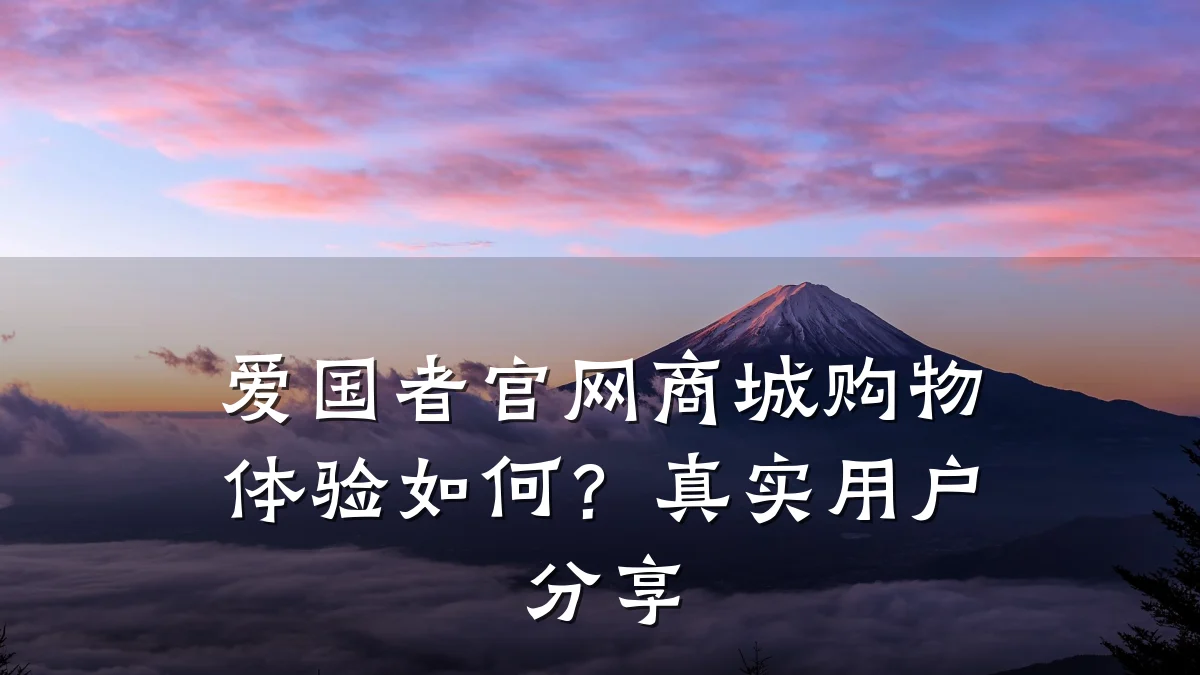 爱国者官网商城购物体验如何?真实用户分享