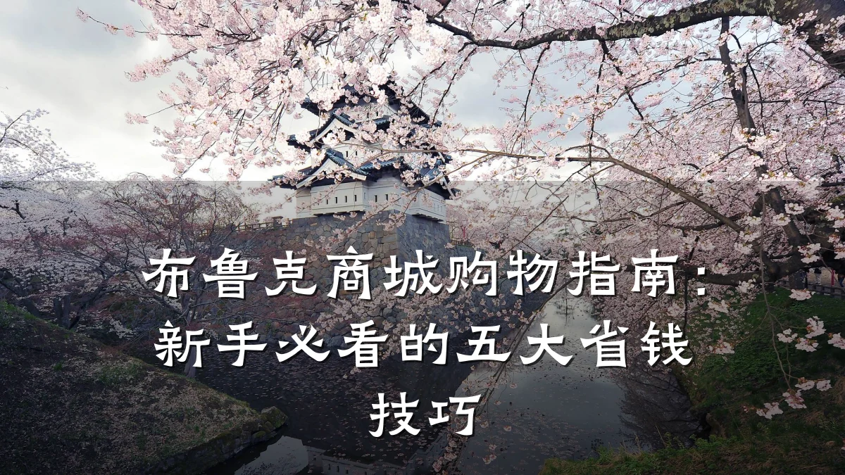 布鲁克商城购物指南:新手必看的五大省钱技巧