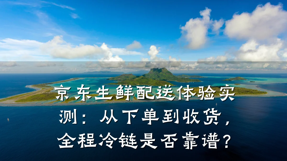 京东生鲜配送体验实测:从下单到收货,全程冷链是否靠谱?