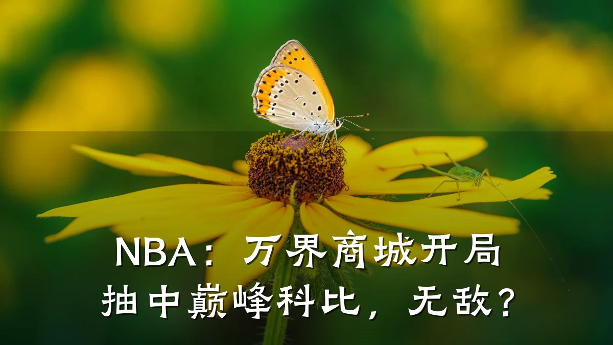 NBA:万界商城开局抽中巅峰科比,无敌?