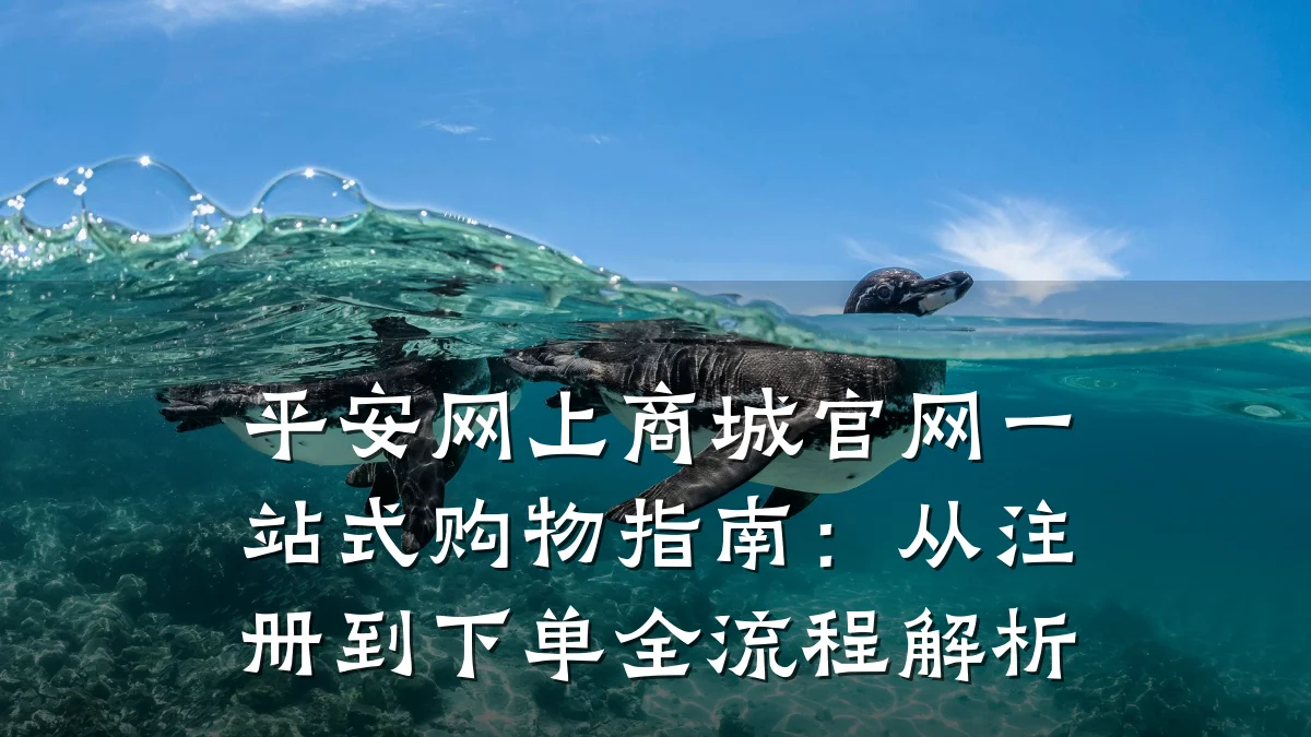 平安网上商城官网一站式购物指南:从注册到下单全流程解析