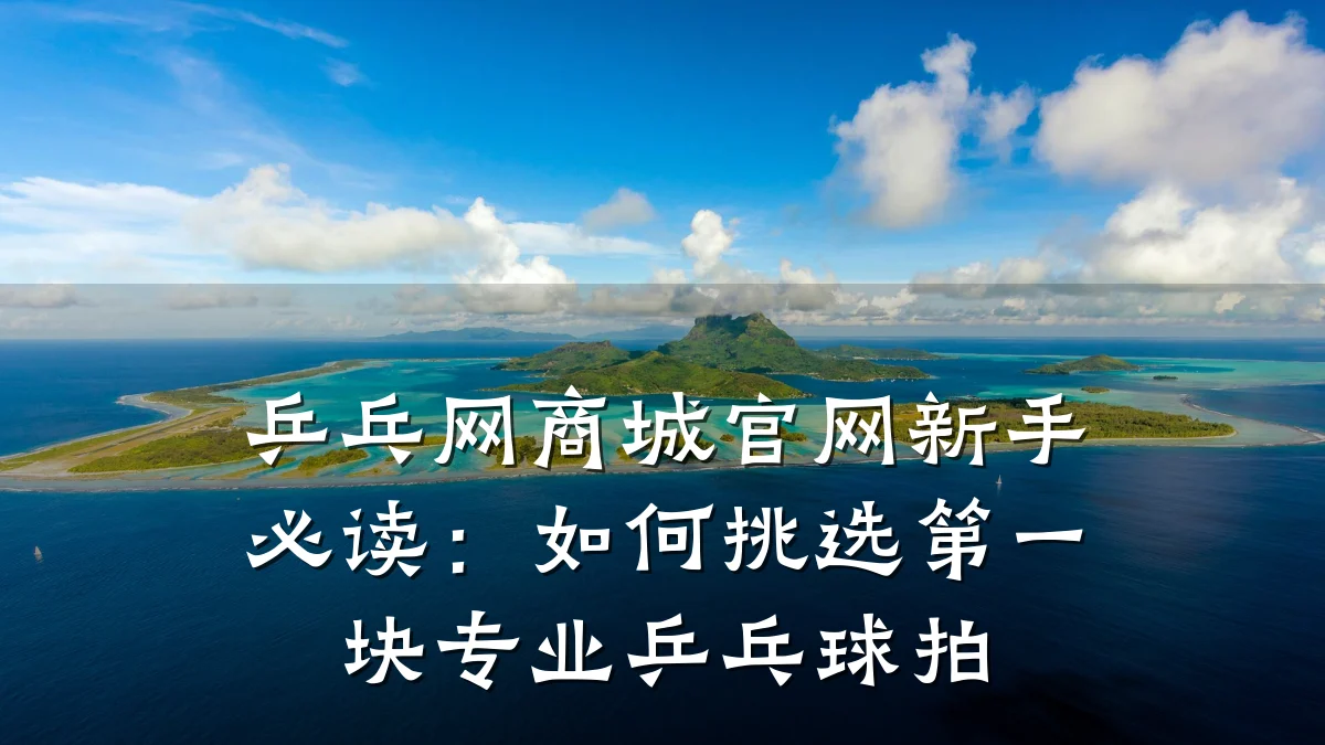 乒乓网商城官网新手必读：如何挑选第一块专业乒乓球拍