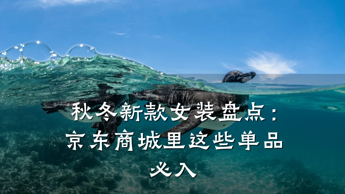 秋冬新款女装盘点：京东商城里这些单品必入