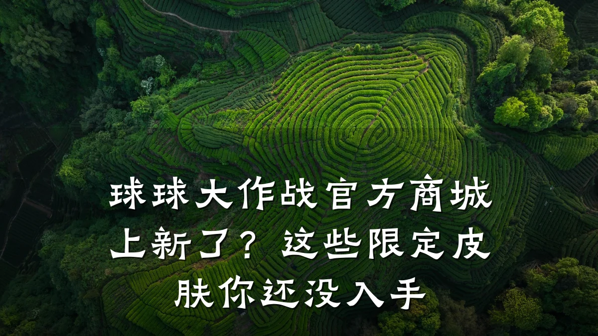 球球大作战官方商城上新了?这些限定皮肤你还没入手