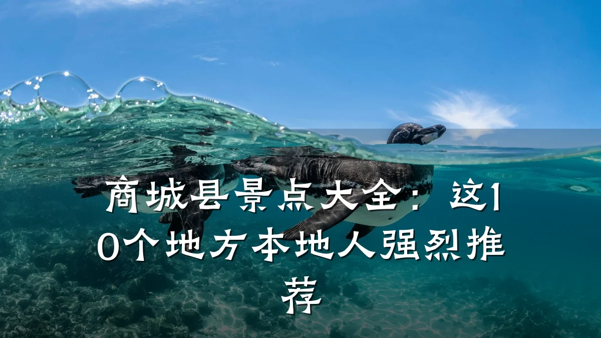 商城县景点大全：这10个地方本地人强烈推荐