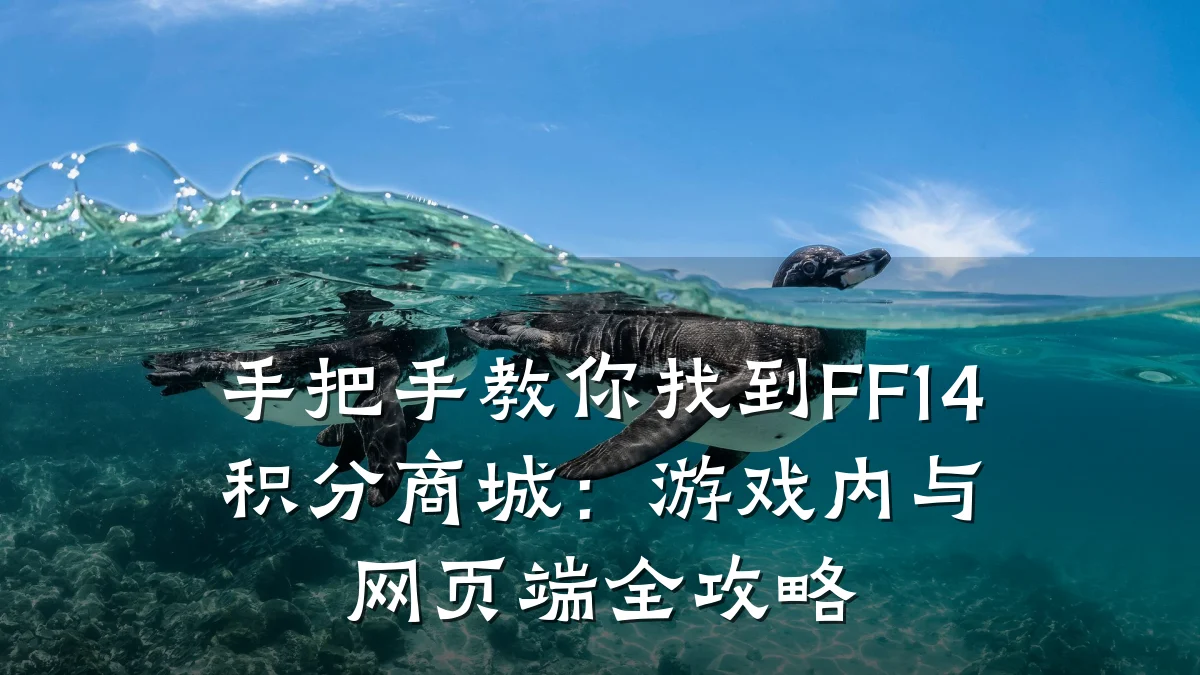 手把手教你找到FF14积分商城:游戏内与网页端全攻略