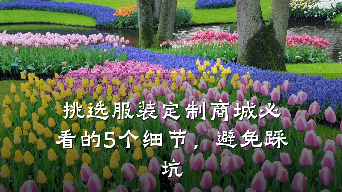 挑选服装定制商城必看的5个细节,避免踩坑