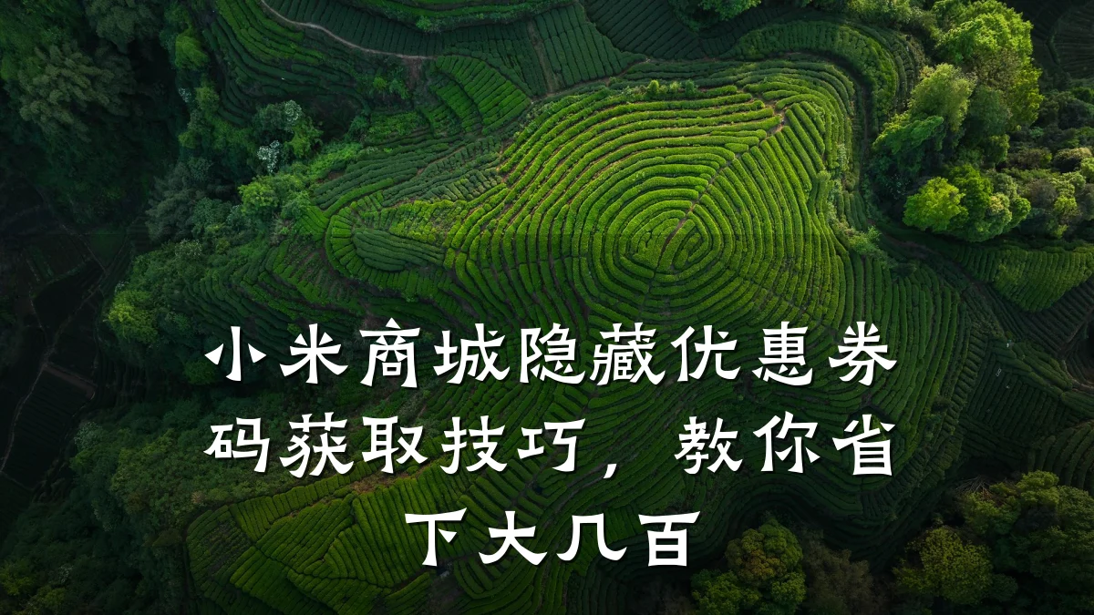 小米商城隐藏优惠券码获取技巧,教你省下大几百
